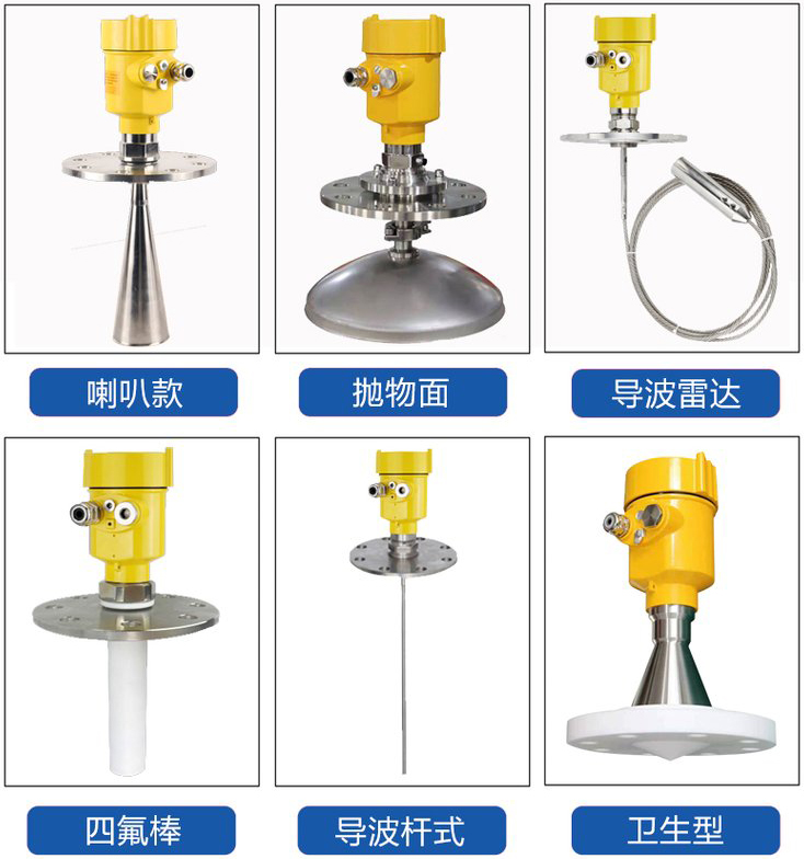 工業(yè)雷達(dá)液位計(jì)產(chǎn)品分類圖